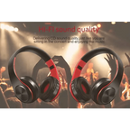 Retro Stereo Earphones Bluetooth Headphone Music Headset FM And Support SD Card With Mic And Volume Control, Wireless And Wired Headset Stevvex