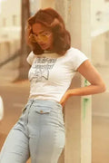 Led Zeppelin Organic Cotton Crop Top - Dazed and Composted - SJB-DIAMOND ELITES