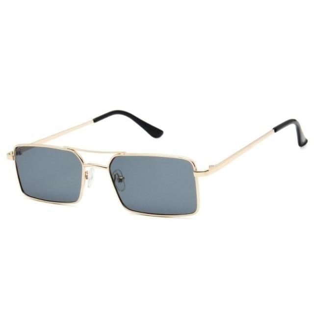 Retro Summer Rectangle Sunglasses For Women Glasses Style New Vintage Design Sun Glasses Metal Lightweight Frame Glasses For Women Stevvex