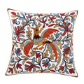 100% Cotton Embroidery Flower Pattern Pillow Cover Home Decoration Sofa Cushion Cover Housewarming Gift Pillow Case Decorative Embroidered Pillow Cover Handmade Cotton Cover For Throw Pillows Beautiful Modern Floral Patterns 45x45cm Stevvex
