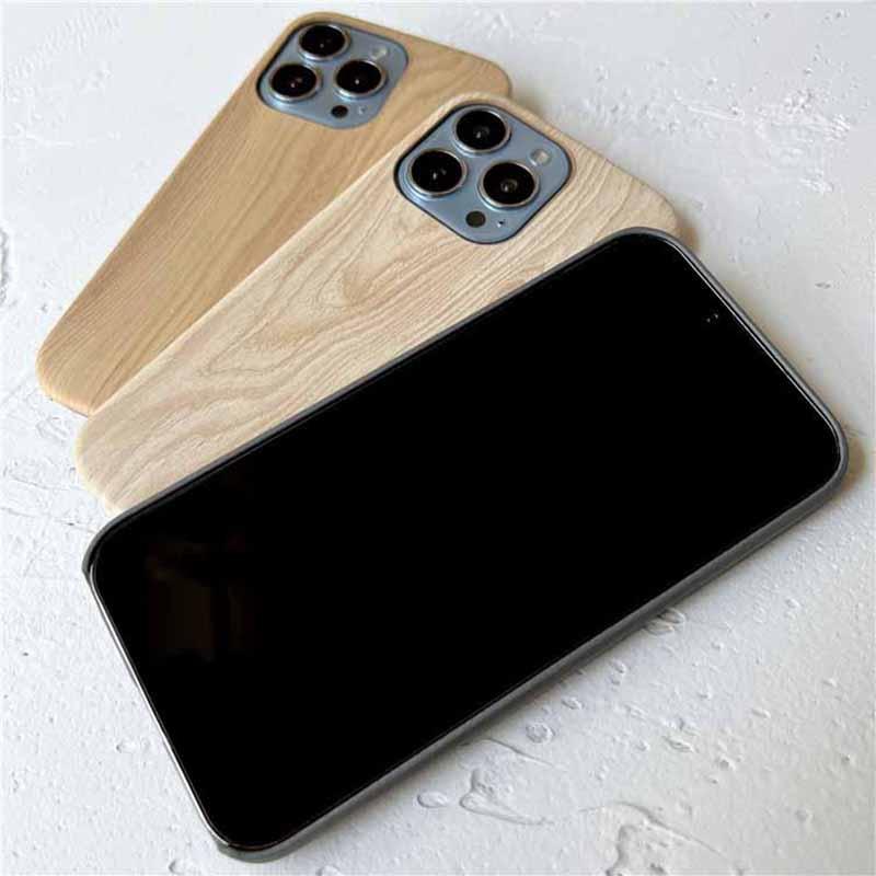 Retro Ultra Thin Wooden Texture Phone Cases For iPhone 14 13 12 11 Pro Max XS MAX XR XS X 7 8 Plus anti-skid Soft Cover Vintage Wooden Unique Classy & Fully Protective Phone Case Stevvex