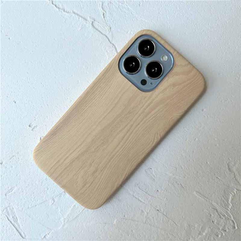 Retro Ultra Thin Wooden Texture Phone Cases For iPhone 14 13 12 11 Pro Max XS MAX XR XS X 7 8 Plus anti-skid Soft Cover Vintage Wooden Unique Classy & Fully Protective Phone Case Stevvex