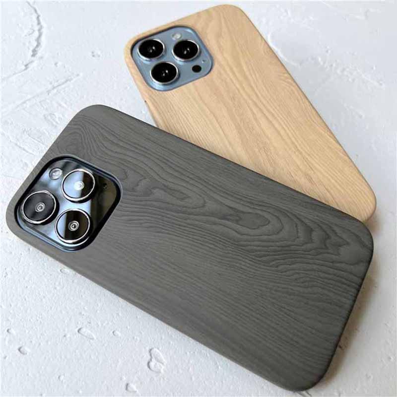 Retro Ultra Thin Wooden Texture Phone Cases For iPhone 14 13 12 11 Pro Max XS MAX XR XS X 7 8 Plus anti-skid Soft Cover Vintage Wooden Unique Classy & Fully Protective Phone Case Stevvex