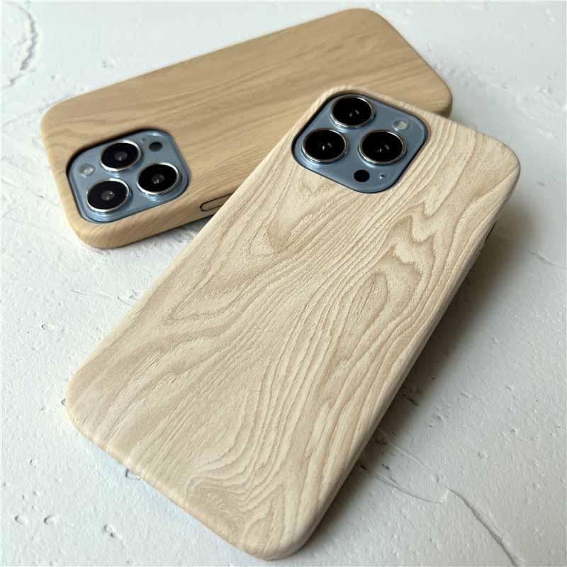 Retro Ultra Thin Wooden Texture Phone Cases For iPhone 14 13 12 11 Pro Max XS MAX XR XS X 7 8 Plus anti-skid Soft Cover Vintage Wooden Unique Classy & Fully Protective Phone Case Stevvex