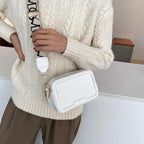 Retro Waist Bag PU Leather Fanny Pack Purse Leather with Gold Chain Strap Stylish Waist Pack Women Belt Bag Multifunctional Chest Bag Stevvex