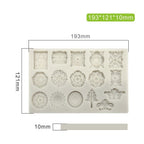 Reusable Retro Silicone Fondant Chocolate Aroma Stone Ornaments Resin Sugarcraft Mold For Pastry Cup Cake Decorating Crystal Stones Silicone Mold For Kitchen