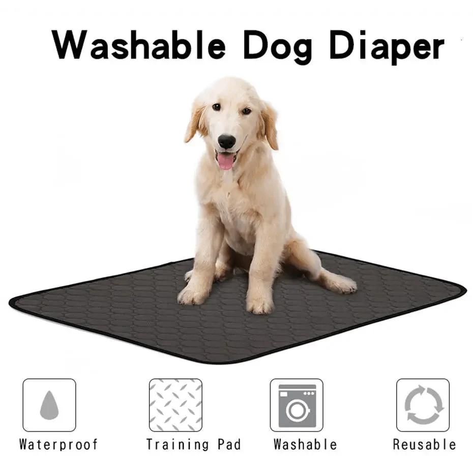 Reuseable Dog Pee Pads Dog Diapers Puppy Waterproof Mat For Pets - Washable Training Pads for Dogs Cats Rabbit Stevvex