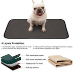 Reuseable Dog Pee Pads Dog Diapers Puppy Waterproof Mat For Pets - Washable Training Pads for Dogs Cats Rabbit Stevvex