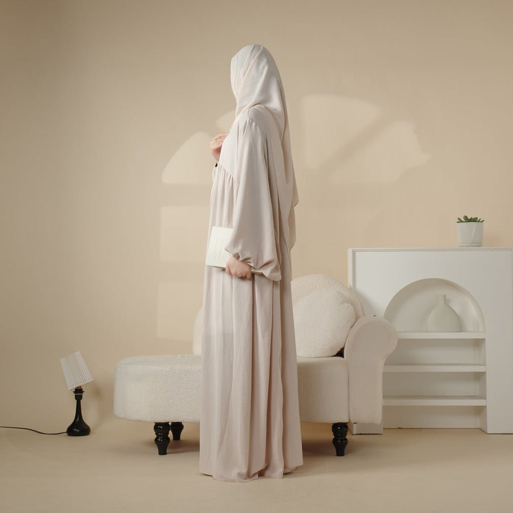 Reversible Abaya Made With Crepe Fabric (MA035) Mariam's Collection