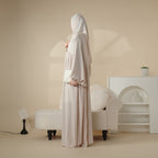 Reversible Abaya Made With Crepe Fabric (MA035) Mariam's Collection