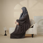 Reversible Abaya Made With Crepe Fabric (MA035) Mariam's Collection