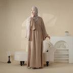 Reversible Abaya Made With Crepe Fabric (MA035) Mariam's Collection