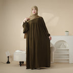 Reversible Abaya Made With Crepe Fabric (MA035) Mariam's Collection