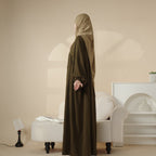 Reversible Abaya Made With Crepe Fabric (MA035) Mariam's Collection
