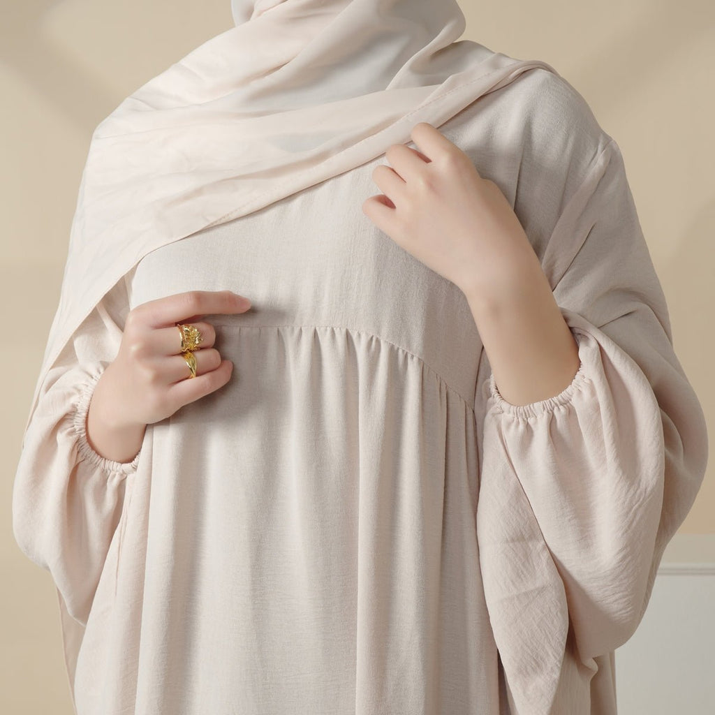 Reversible Abaya Made With Crepe Fabric (MA035) Mariam's Collection