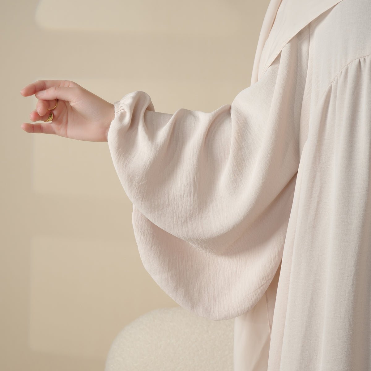 Reversible Abaya Made With Crepe Fabric (MA035) Mariam's Collection