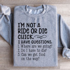 Rie Or Die Chick Sweatshirt