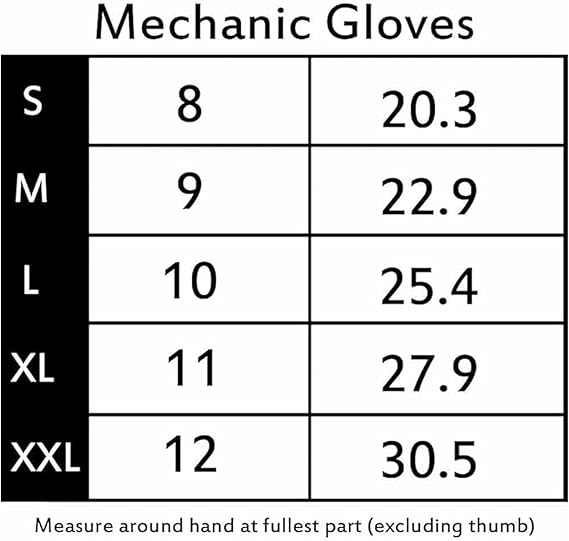 Men’s Heavy Duty Work Gloves Utility Mechanic Touchscreen - Safety Gloves - SJB-DIAMOND ELITES