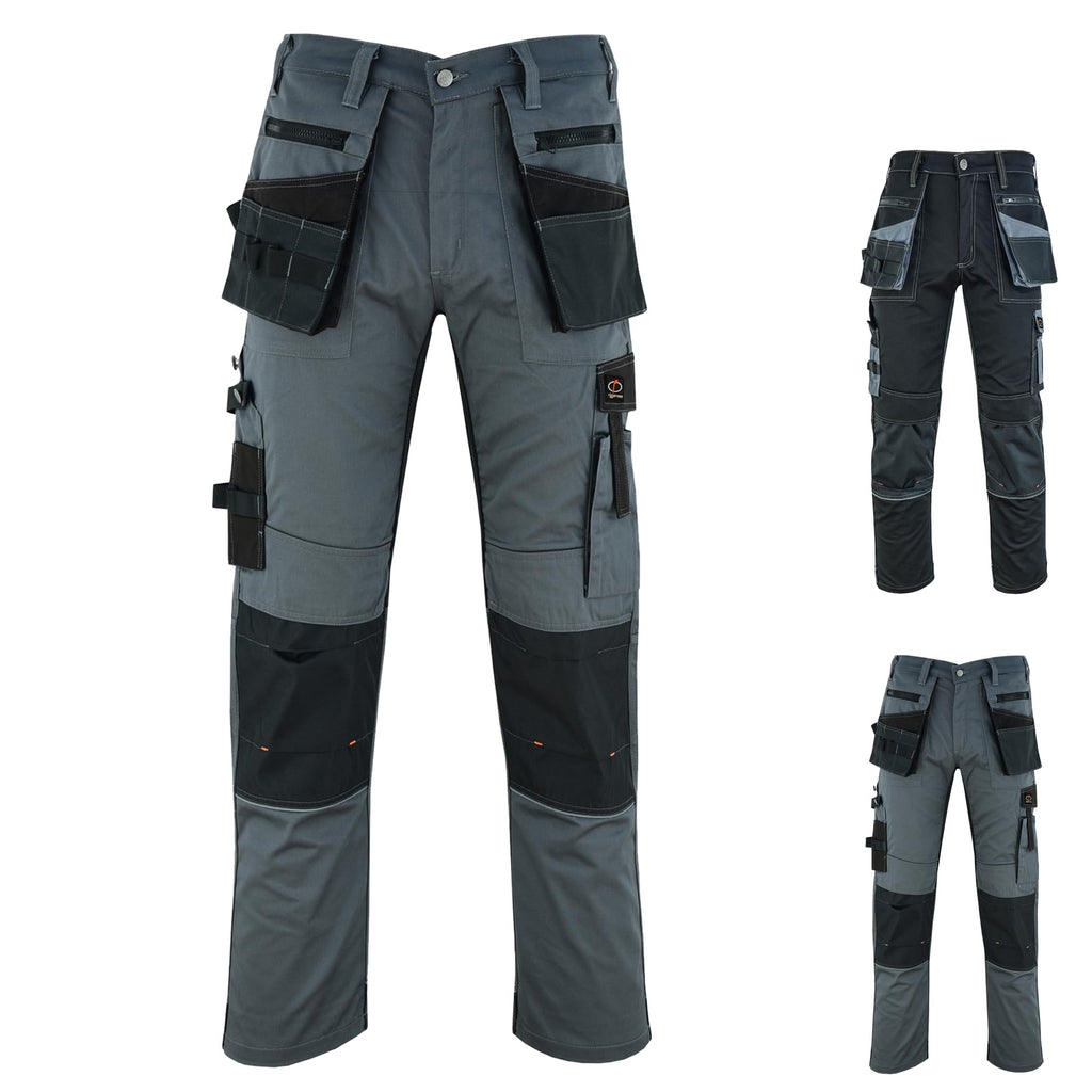Riggermen Mens Work Pants Lightweight Cargo Tactical Trouser with Holster Pockets Relaxed Fit Safety Pants for Construction MRX Products