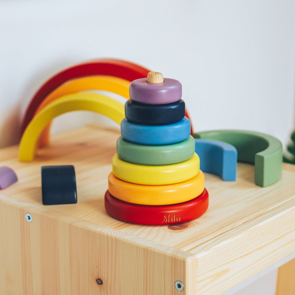 Rainbow Ring Stacker - SJB-DIAMOND ELITES