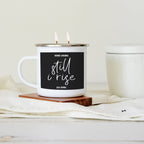 16oz Reusable Metal Candle Mug Scented Candle With Custom Label Color Option BandsCo Straps