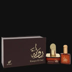 Riwayat El Oud + Free .67 oz Travel By Afnan Perfume for Women Gamer Scents