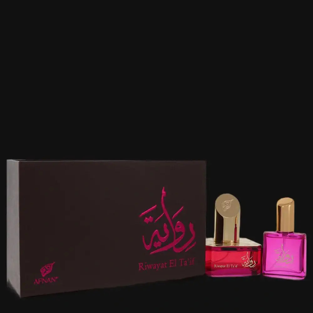 Riwayat El Ta'if + Free .67 oz Travel By Afnan Perfume for Women Gamer Scents