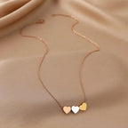 Stainless Steel Sweetheart Necklaces with Charms for Women
