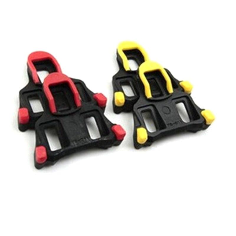 Road Bike Cycling Shoe Pedal Cleats Bicycle Accessories Road Bike Cleats For Cleats- Indoor Outdoor Spin Cycling Pedals Cleat & Bicycle Clips Set Stevvex