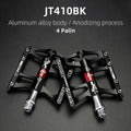 Road Bike Pedals Aluminum Alloy Anti-slip Bicycle Pedals Hollow-Carved Design Pedals Bicycle Accessories Mountain Bike Pedals Flat Bicycle Pedals Platform Cycling Sealed Bearing Aluminum Pedals For Mountain Bike Stevvex