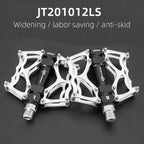 Road Bike Pedals Aluminum Alloy Anti-slip Bicycle Pedals Hollow-Carved Design Pedals Bicycle Accessories Mountain Bike Pedals Flat Bicycle Pedals Platform Cycling Sealed Bearing Aluminum Pedals For Mountain Bike Stevvex