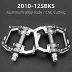 Road Bike Pedals Aluminum Alloy Anti-slip Bicycle Pedals Hollow-Carved Design Pedals Bicycle Accessories Mountain Bike Pedals Flat Bicycle Pedals Platform Cycling Sealed Bearing Aluminum Pedals For Mountain Bike Stevvex