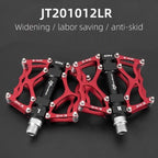 Road Bike Pedals Aluminum Alloy Anti-slip Bicycle Pedals Hollow-Carved Design Pedals Bicycle Accessories Mountain Bike Pedals Flat Bicycle Pedals Platform Cycling Sealed Bearing Aluminum Pedals For Mountain Bike Stevvex
