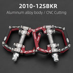 Road Bike Pedals Aluminum Alloy Anti-slip Bicycle Pedals Hollow-Carved Design Pedals Bicycle Accessories Mountain Bike Pedals Flat Bicycle Pedals Platform Cycling Sealed Bearing Aluminum Pedals For Mountain Bike Stevvex