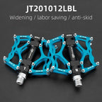 Road Bike Pedals Aluminum Alloy Anti-slip Bicycle Pedals Hollow-Carved Design Pedals Bicycle Accessories Mountain Bike Pedals Flat Bicycle Pedals Platform Cycling Sealed Bearing Aluminum Pedals For Mountain Bike Stevvex