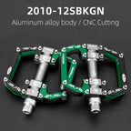 Road Bike Pedals Aluminum Alloy Anti-slip Bicycle Pedals Hollow-Carved Design Pedals Bicycle Accessories Mountain Bike Pedals Flat Bicycle Pedals Platform Cycling Sealed Bearing Aluminum Pedals For Mountain Bike Stevvex