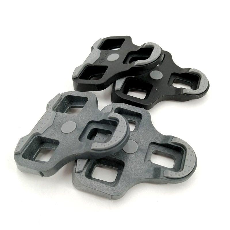 Road Pedal Cycling Shoes Cleats Self Locking Pedal Anti-Slip Cleat Compatible Look Road Bike Cycling Accessories Road Bike Cleats For Speed Cleats Indoor Outdoor Spin Cycling Pedals Cleat And Bicycle Clips Set Stevvex