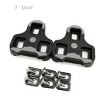 Road Pedal Cycling Shoes Cleats Self Locking Pedal Anti-Slip Cleat Compatible Look Road Bike Cycling Accessories Road Bike Cleats For Speed Cleats Indoor Outdoor Spin Cycling Pedals Cleat And Bicycle Clips Set Stevvex