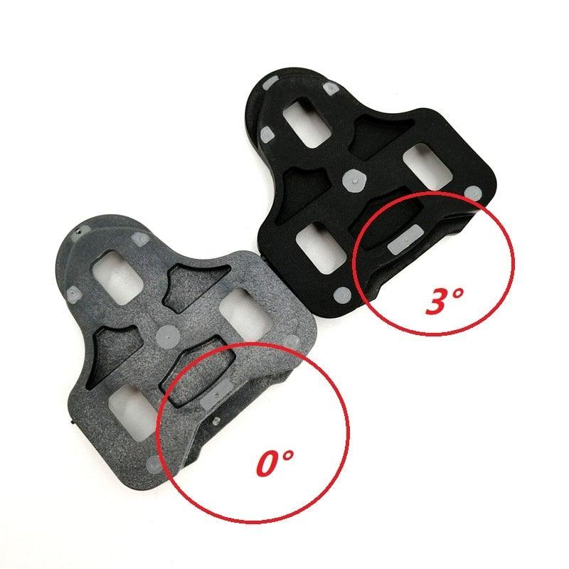 Road Pedal Cycling Shoes Cleats Self Locking Pedal Anti-Slip Cleat Compatible Look Road Bike Cycling Accessories Road Bike Cleats For Speed Cleats Indoor Outdoor Spin Cycling Pedals Cleat And Bicycle Clips Set Stevvex
