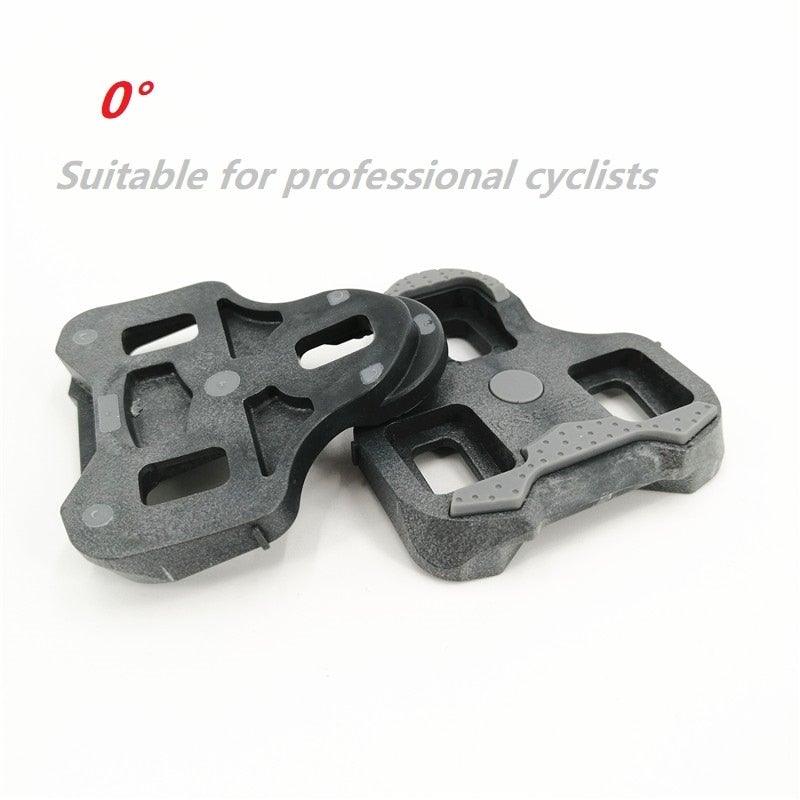 Road Pedal Cycling Shoes Cleats Self Locking Pedal Anti-Slip Cleat Compatible Look Road Bike Cycling Accessories Road Bike Cleats For Speed Cleats Indoor Outdoor Spin Cycling Pedals Cleat And Bicycle Clips Set Stevvex