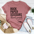 Rock Paper Scissors Tee Peachy Sunday