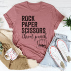 Rock Paper Scissors Tee Peachy Sunday