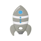 Rocket Silicone Baby Teether Rodent Baby Teething Toys Chewable Animal Shape Baby Products Nursing Gift