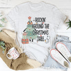 Rockin' Around The Christmas Tree Tee Peachy Sunday