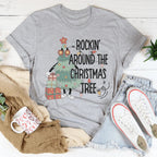Rockin' Around The Christmas Tree Tee Peachy Sunday
