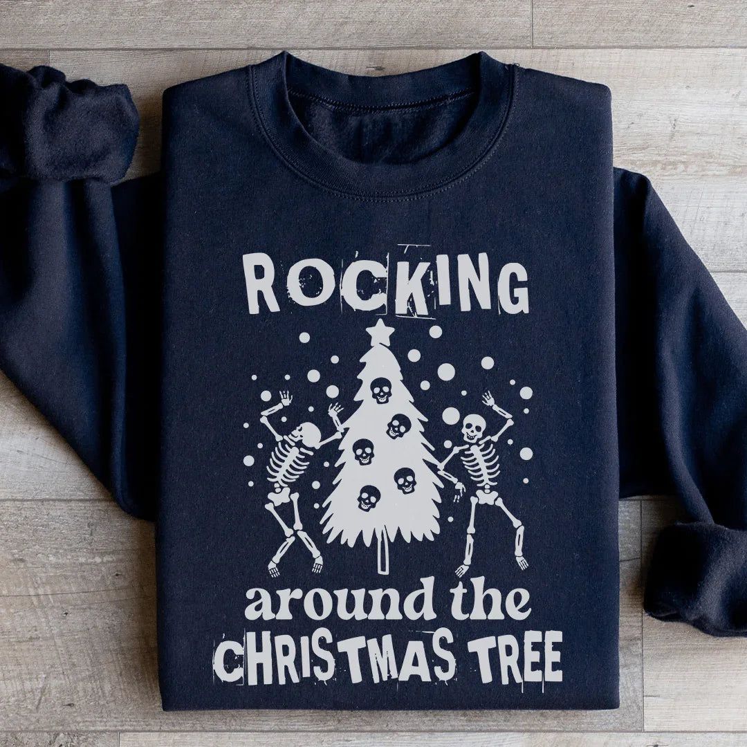 Rocking Around The Christmas Tree Sweatshirt Peachy Sunday