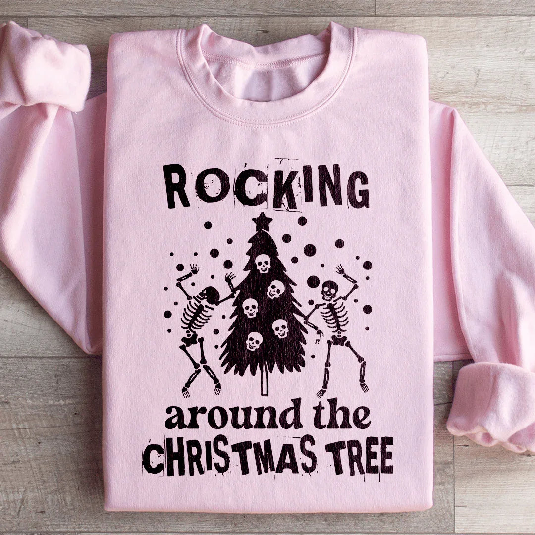Rocking Around The Christmas Tree Sweatshirt Peachy Sunday
