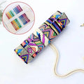 Roll Up Canvas Wrap Pencil Bag For Students Stylish Stationary Storage Pouch Unique Pencil Case For School Stevvex