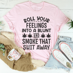 Roll Your Feelings Tee Peachy Sunday