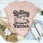 Rolling Fatties Tee Peachy Sunday